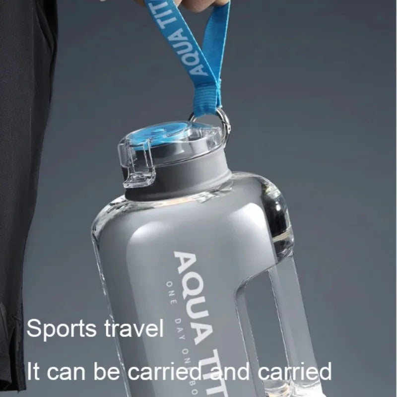 New Sports Water Cup Student Sports Fitness Super Large Capacity Water Cup High Temperature Resistant Summer Practical Fall