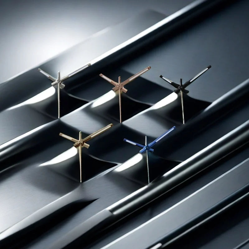 Watch Hand Set for NH35 NH70 NH72 Movement Watch Needle for Datejust Case Green Luminous Men's Mod Replacement Parts Accessories