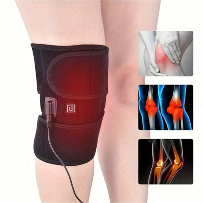 Heated And Vibrating Knee Massage Pad, heated knee massager - knee relaxation and warmth