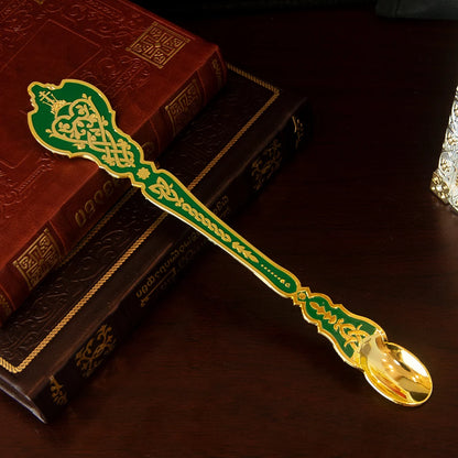 Russian Church Orthodox Holy Oil Ritual Supplies Gold Plated Metal Utensils Prayer Church Ritual Supplies