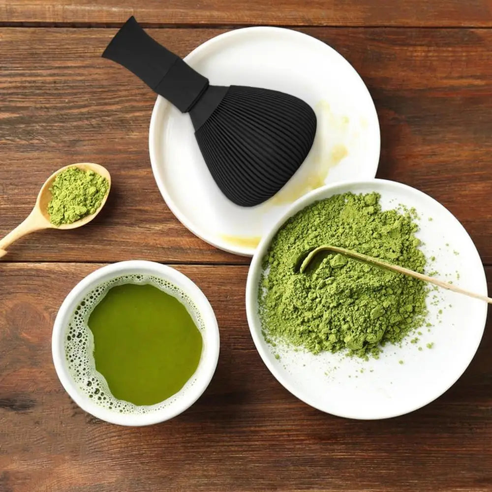 Matcha Whisk Traditional Matcha Whisk Reusable Matcha Green Tea Brush Removable Tea Whisk Safe Matcha Mixer Kitchen Accessories