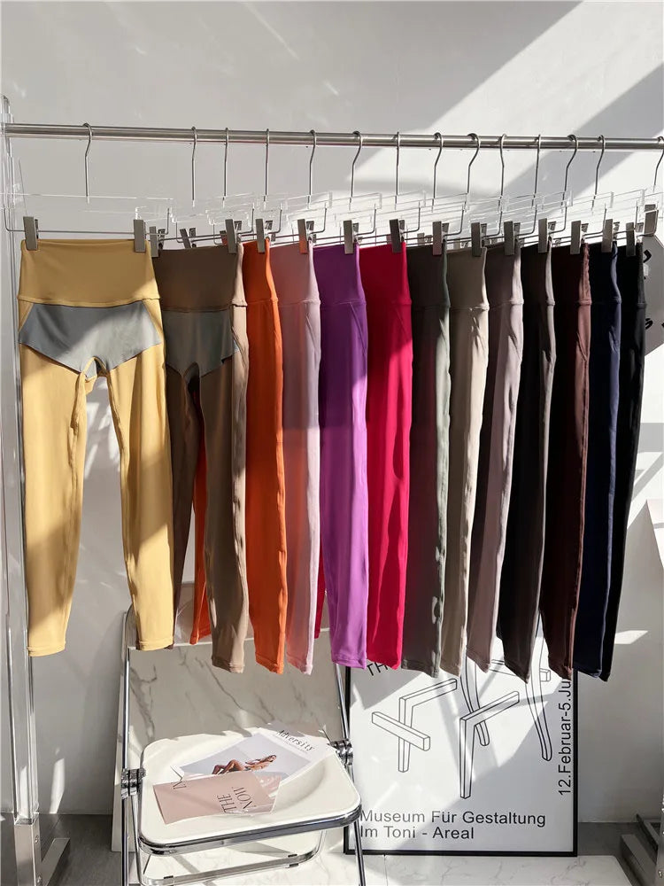 No need wear Underware Yoga Sport Pant Fitness Workout Tights and Soft Women High Waist Running Gym Leggings