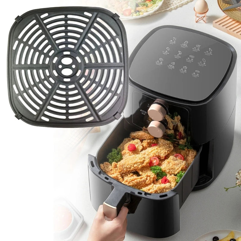 Metal Liners Nonstick Air Fryers Cooking Mats Multifunctional Metal Air Fryers Pad Air Fryers Plate Metal Air Fryers Tray