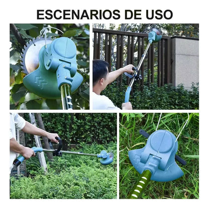 2025 new household garden electric lawn mower, lawn trimmer, automatic release rechargeable garden lawn trimmer