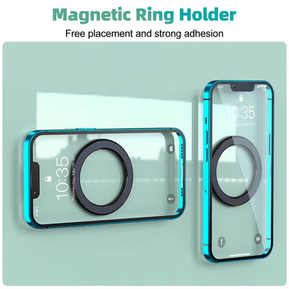 Magnetic Phone Holder For iPhone 15 14 13 12 Pro Max Magnet Ring Mount For Magsafe Smartphone Holder Stand for Wall Kitchen Car