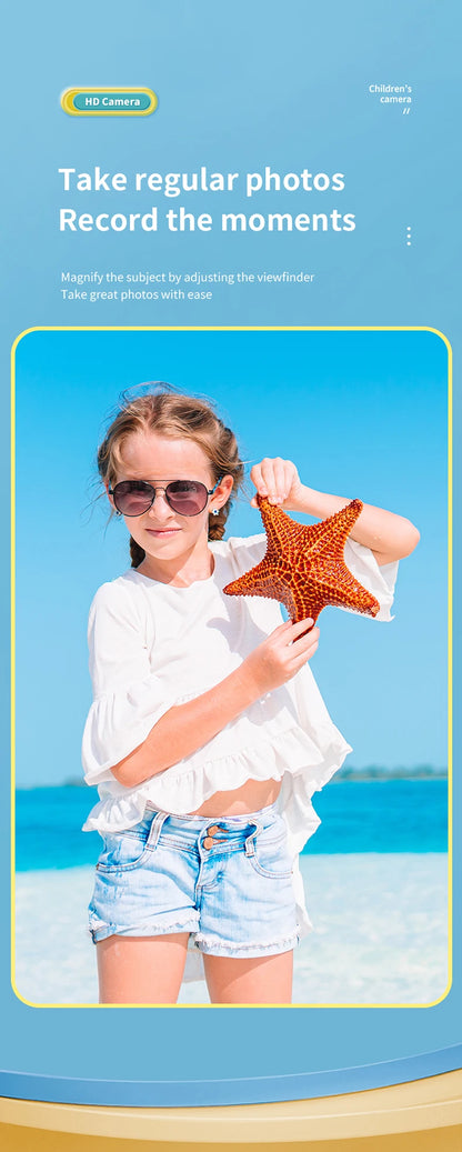 Kids Instant Camera Print Camera For Children Camera 1080P HD Digital Camera Photo Paper Child Toy Camera For Christmas Gift