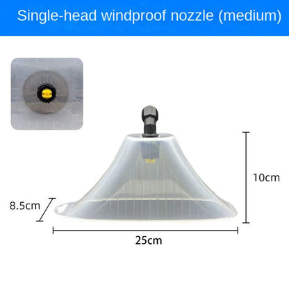 Sprayer Windproof Cover Windproof Spray Nozzle Agricultural Electric Electric Sprayer Nozzle Fan Shaped Design For Agricultural