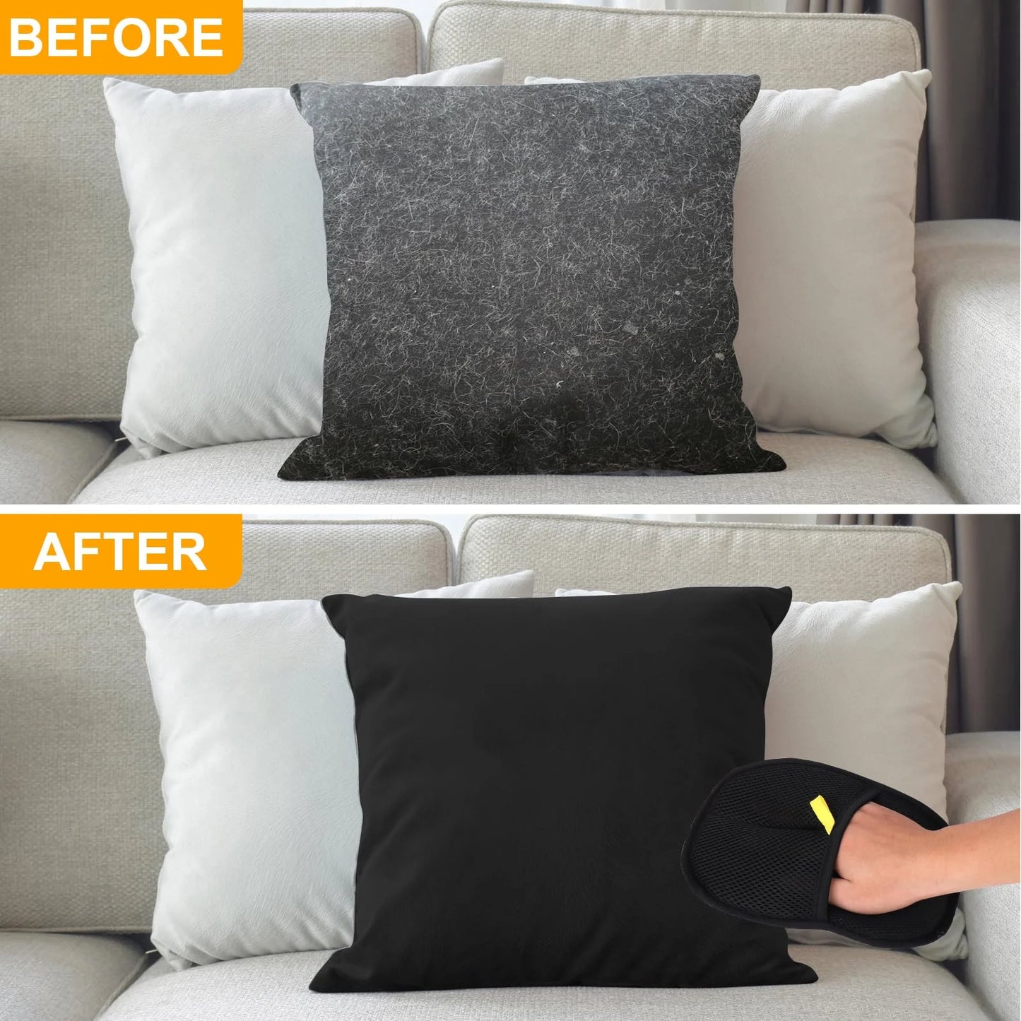 Double-Sided Pet Grooming Gloves, Cat Grooming Gloves Pet Grooming Gloves for Dogs Bathing Pet Hair Remover Gloves Versatile Pet