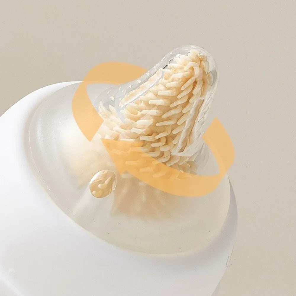 Silicone Baby Bottle Brush Set Soft Bristles with Storage Box Cup Cleaning Brushes Flexible Feeding Bottle Cleaners Newborn Care