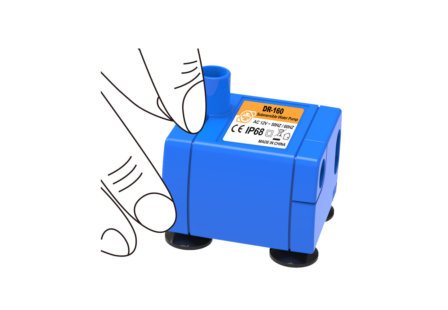 Pet USB Water Pump LED Light Pet Cat Water Fountain Motor Accessories Replacement for Cat Flowers Drinking Bowl Water Dispenser