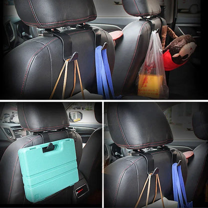 Car Seat Back Hook Universal Headrest Hook Car Accessories Interior Organizer Hanger Holder Storage For Car Bag Handbag Purse