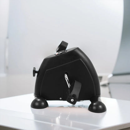 Mini Exercise Bike Peddler Exercise Bike Portable Foot Pedal Exercise Machine Adjustable Under Desk Bike LED Display for Seniors