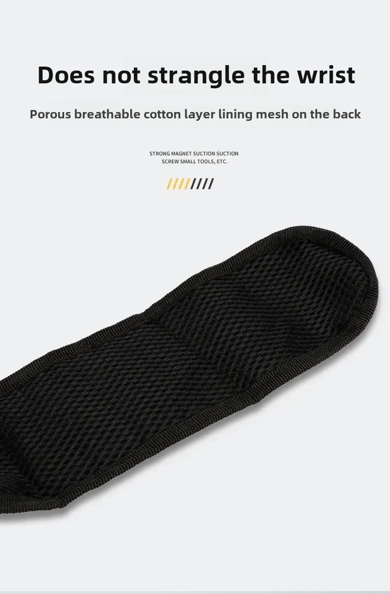 Magnetic Wristband for Holding Screws Tool Kit Belt Household Strong Magnets Adsorbent Nails Drilling Bits Wrist Men Gadgets Bag