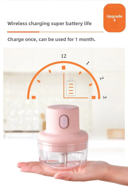 Portable Electric Garlic Chopper 100ml 250ml USB Vegetable Grinder Kitchen Garlic Masher Food Processor Tool