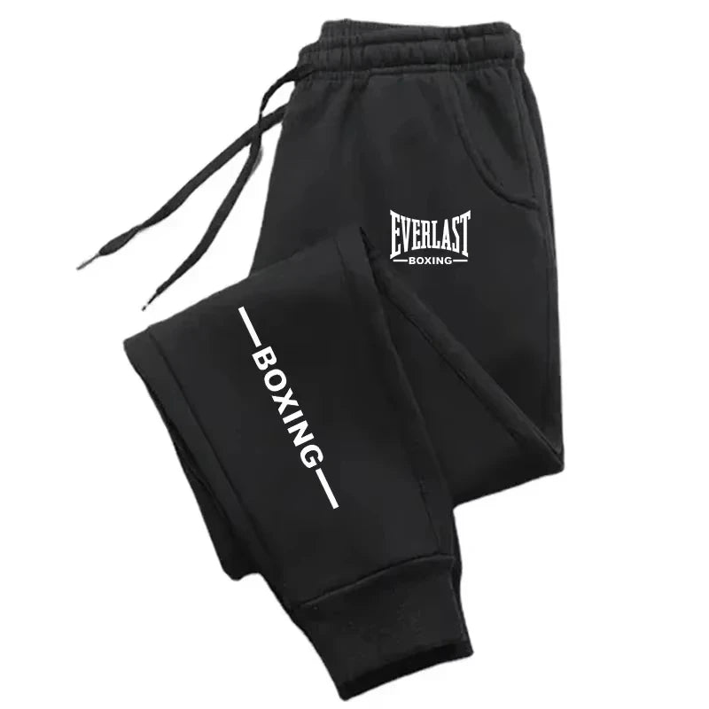 Autumn Everlast printed jogging pants men's sports pants men's sports pants men's brushed sports pants gym women's winter pants