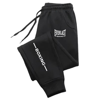 Autumn Everlast printed jogging pants men's sports pants men's sports pants men's brushed sports pants gym women's winter pants