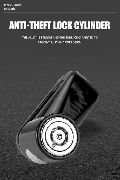 Motorcycle Bike Lock Security Anti Theft Bicycle Motorbike Motor Disc Brake Lock Theft Protection for Scooter Safety Motor Lock