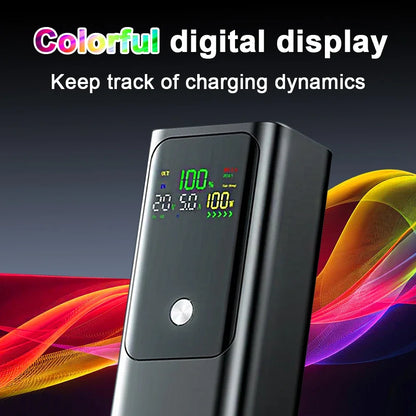 20000mAh 100W Large Capacity Power Bank Bidirectional Fast Charging Portable Powerbank Laptop External Spare Battery for Macbook