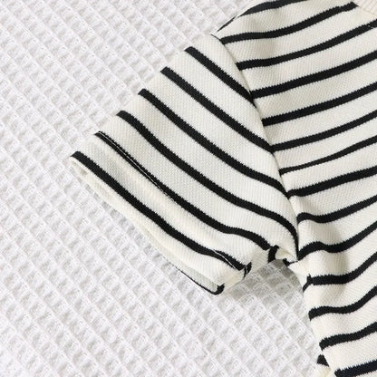 Summer Baby Boy Girls Clothes Set Children Stripe Tshirts and Shorts 2 Pieces Suit Kid Top Bottom Outfits Casual Tracksuits