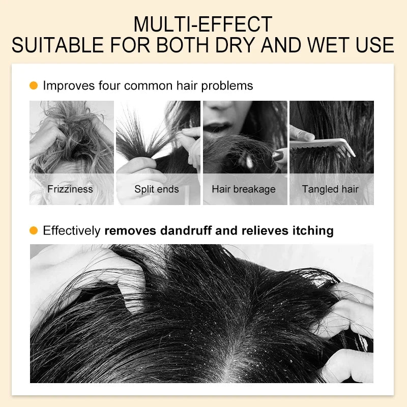 PURC Hair Serum Smoothing Soften Repair Frizz Damaged Hair Anti-Dandruff Scalp Treatment Products Hair Care Morocco Argan Oil