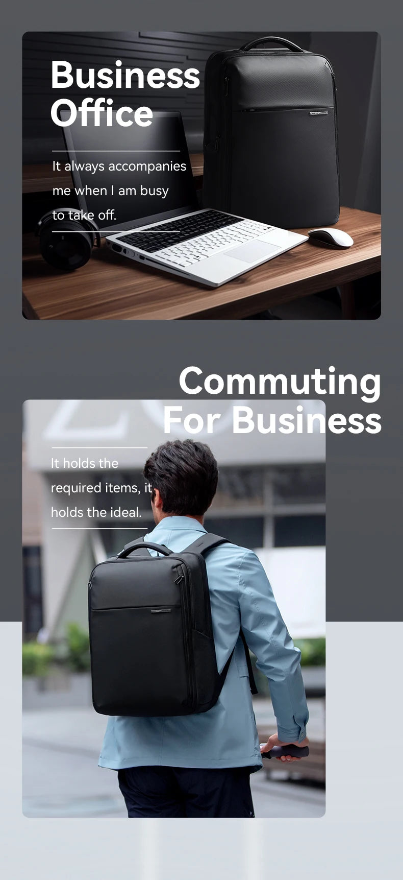 Mark Ryden business backpack 23L bookbags school backpack back to school backpack student back to school supplies