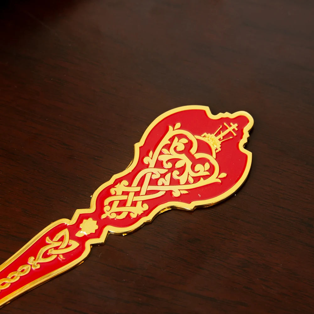 Russian Church Orthodox Holy Oil Ritual Supplies Gold Plated Metal Utensils Prayer Church Ritual Supplies