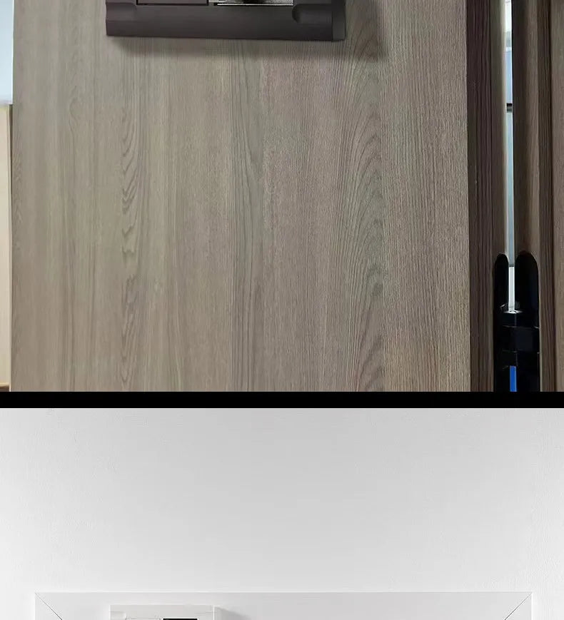 Door Damping Buffer Wooden Door Flat Outward Opening Invisible Door Home Closing Silent Hydraulic Door Closer Anti-pinch