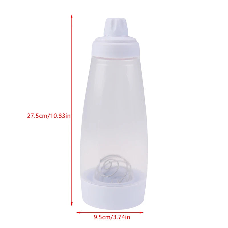 Pancake Batter Bottle Battler Mixer With Blender Ball Wire Whisk For Restaurant Baking Pancakes Cupcakes Muffins Crepes And More