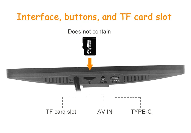 2 Camera Rear View Monitor 6.86'' IPS Screen Baby Car Mirror Wide View Angle for Infants Kids Pets Night Vision Function