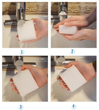 Nano High-Density Sponge Magic Eraser Sponge Cleaner Dishwashing Cloth Kitchen Bathroom Cleaning Tool Cleaning Sponge 10*6*2cm