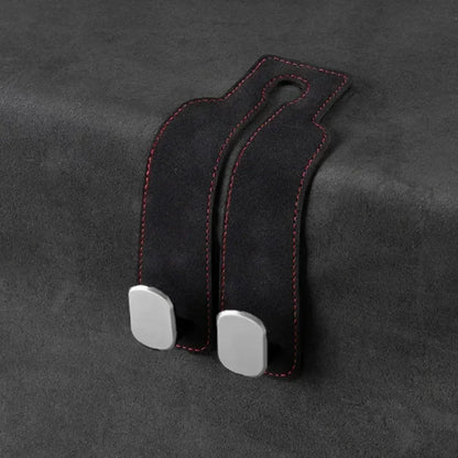 2 in 1 Universal Double Hooks Holder Car Hook For Car Rear Seat Back Hooks Headrest Hanger Clip Storage Car Interior Accessories