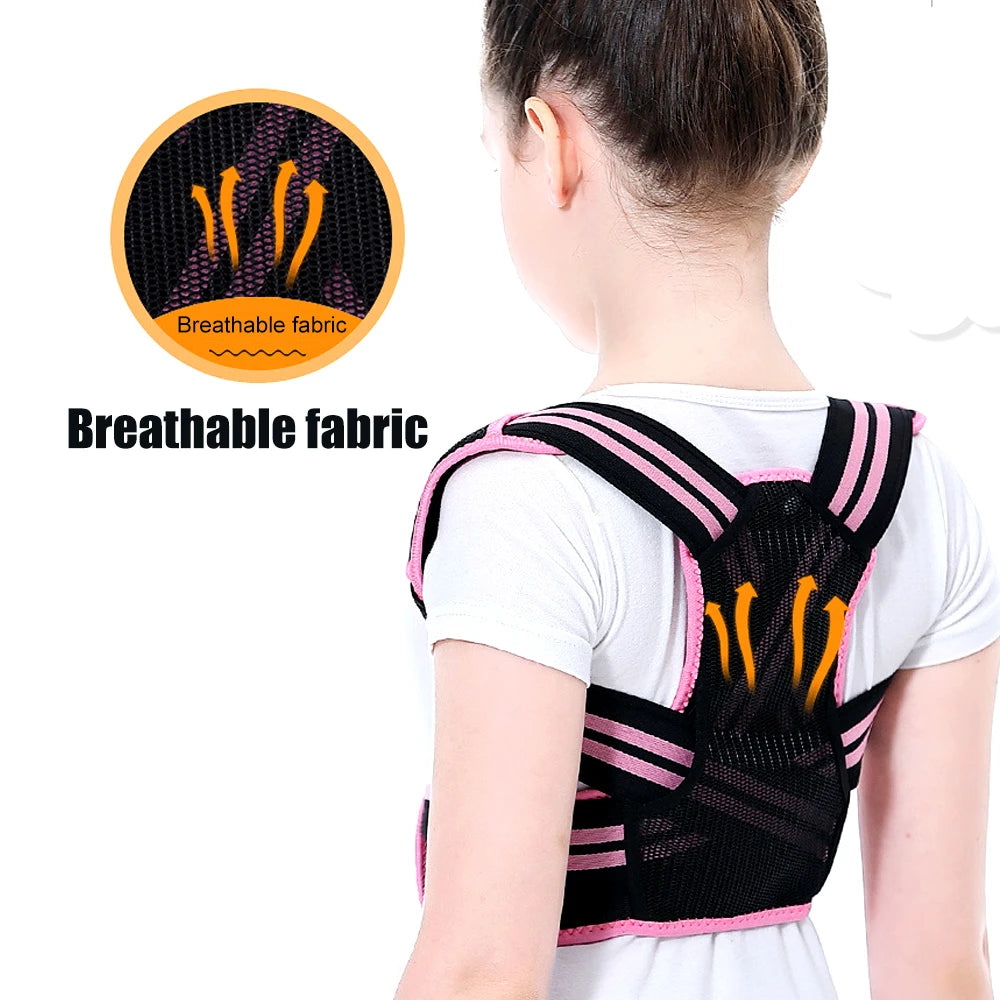 TIKE Children Back Posture Corrector Orthopedic Corset Shoulder Lumbar Wasit Support Correction Kids Teens Straighten Upper Belt