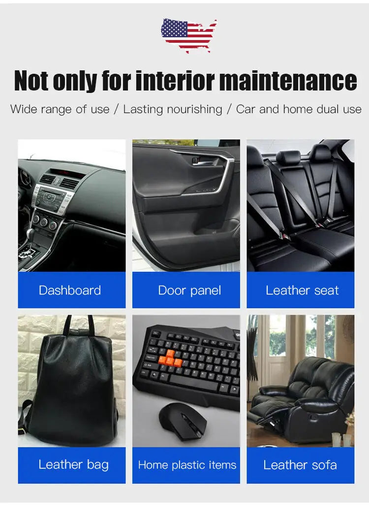 Car leather refresher whole car become new car in a second