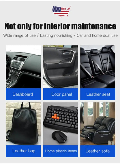 Car leather refresher whole car become new car in a second