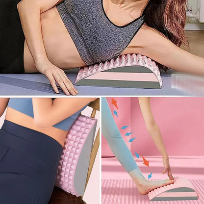 Back Stretcher,Neck&Back Stretcher,Back Stretcher for Lower Back Pain Relief,Multi-Level Adjustable Spine Stretcher for Sciatica