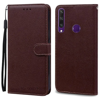 For Huawei Y6P Case Leather Wallet Flip Case For Huawei Y6p Case MED-LX9N Soft Full Cover Coque Fundas for Huawei Y6P Case