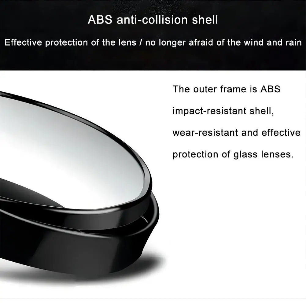 Car Rearview Mirror Small Circular Mirror High-definition Auxiliary Wide-angle Mirror Convex Surface