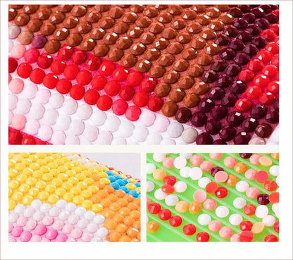 Diamond Embroidery Girl 5D DIY Diamond Painting Garden Portrait Cross Stitch Flower New Year Gift Home Décor