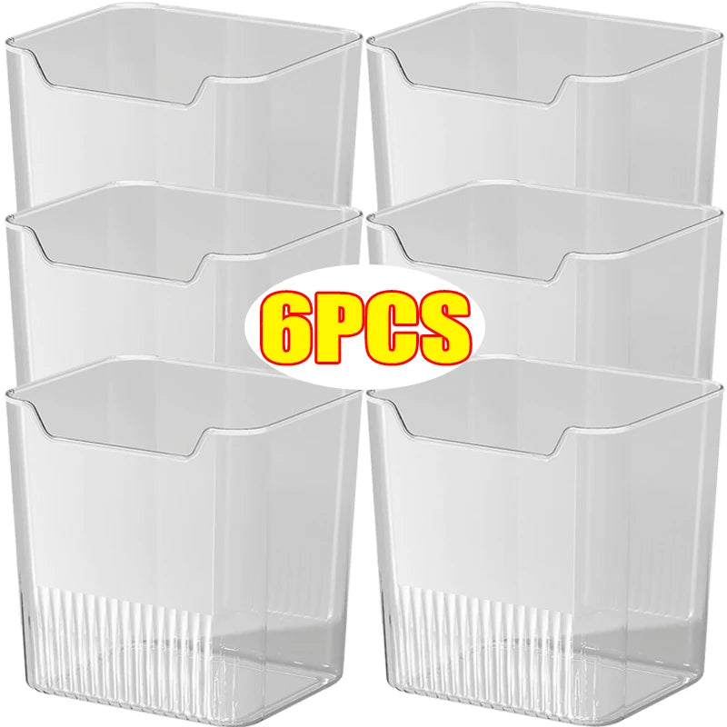 Fridge Side Door Storage Boxes Vegetables Fruits Food Preservation Box Space-Saving Refrigerator Organizers Kitchen Containers