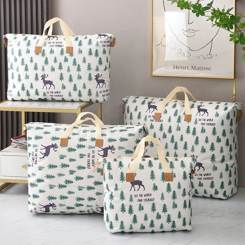 Large Capacity Multifunction Organizer Tote Bag for Clothes And Blankets Toy Storage Home Organization