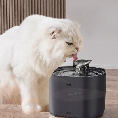 Cat Water Fountain Automatic Recirculating Filter Pet Drinking Dispenser USB Electric Pump Quiet Cat Ear Design