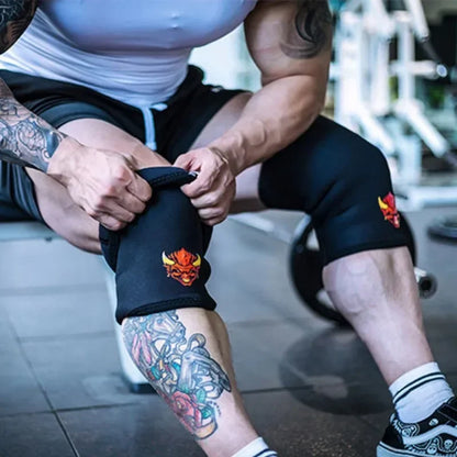 1 Pair Fitness Powerlifting Knee Pads Squat Support Weightlifting Knee Sleeve Strength Lifting Pads Gym Training Knee Covers