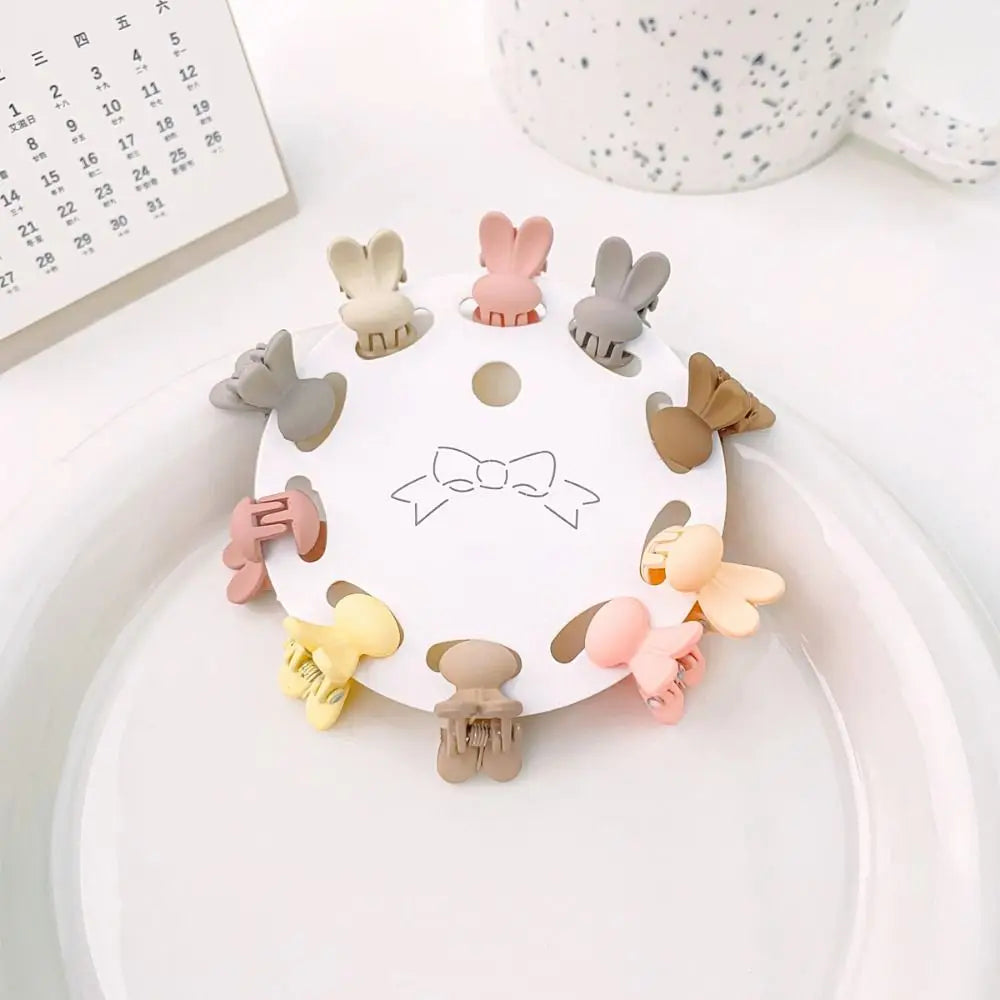 Hair Accessories Mini Hair Claw Frosting Barrettes Flower Mini Hair Claw Hair Ornaments Hair Clip Star Hair Crab Clip Children
