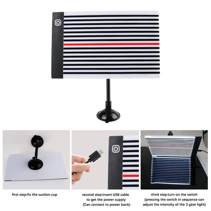 Car Dent Removal Tools LED Light Line Board Tools Car Accessories Auto Paintless Dent Wire Board Reflectors Lamp Repair