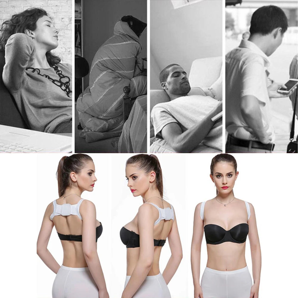 Back Posture Corrector Belt Adjustable Shoulde Neck Spine Reshape Body for Column Postures Correction for Women Men Straightener