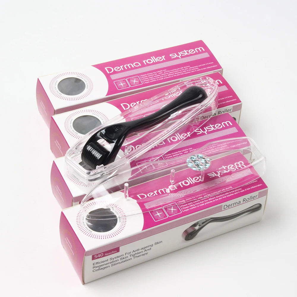 Wholesale Price 5pcs/Set Professional 540 Derma Roller Skin Care Massage Roller Tool