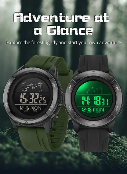 SANDA 2198 Single Monitor Male Student Electronic Watch Multifunctional Waterproof sports Student Electronic Watch 2025