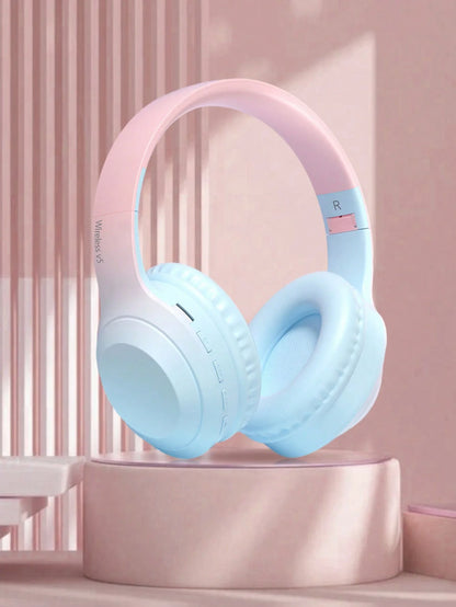 Headset Wireless Headset, Long Life, Foldable, Low Latency Gaming Noise Cancelling Wireless Headset