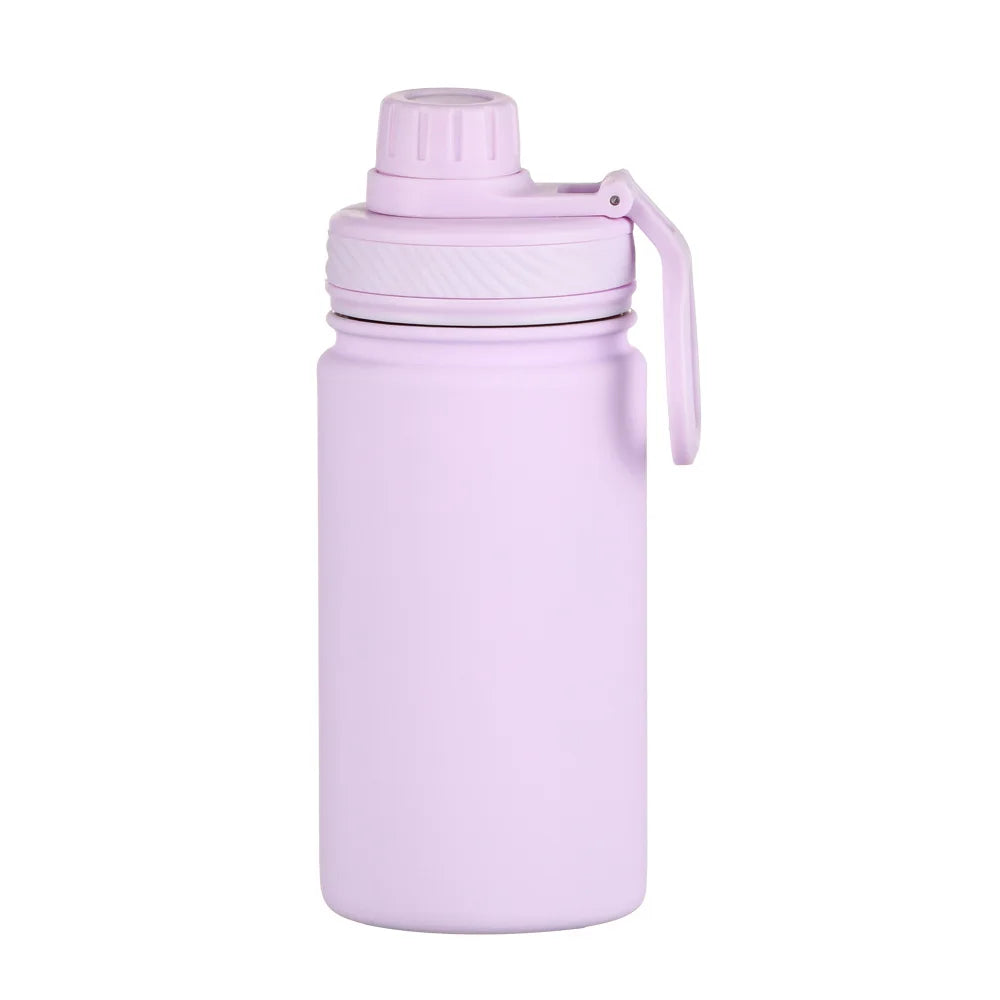 350ml Stainless Steel Sports Water Bottle, 316 Stainless Steel Sports Handle Cover, Outdoor Sports Insulated Thermos