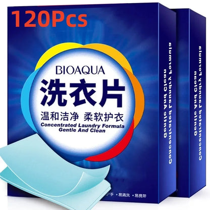 40-120Pcs Efficient Detergent New Fragrance Formula Strong Deep Cleaning Detergent Easy Dissolve Laundry Soap Tablets